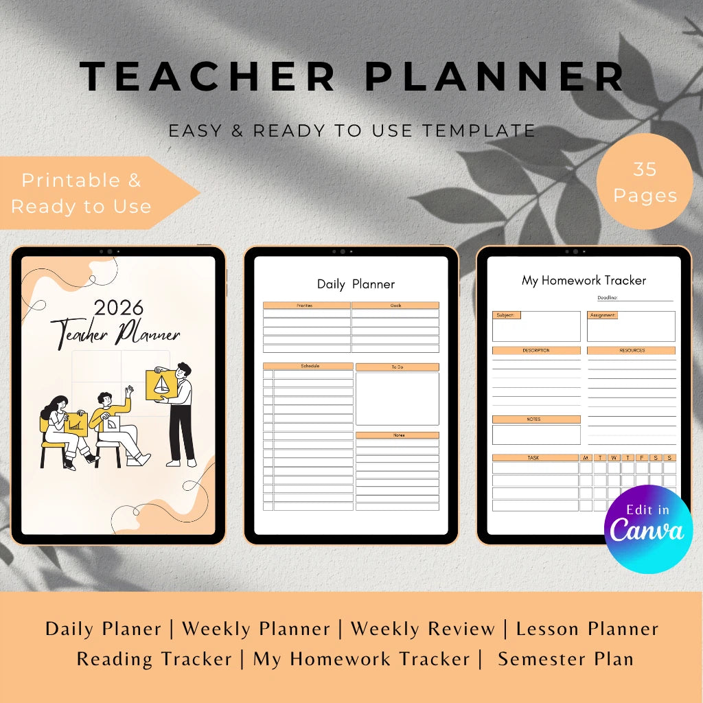 2026 Academic Year Planning Tool for Teachers