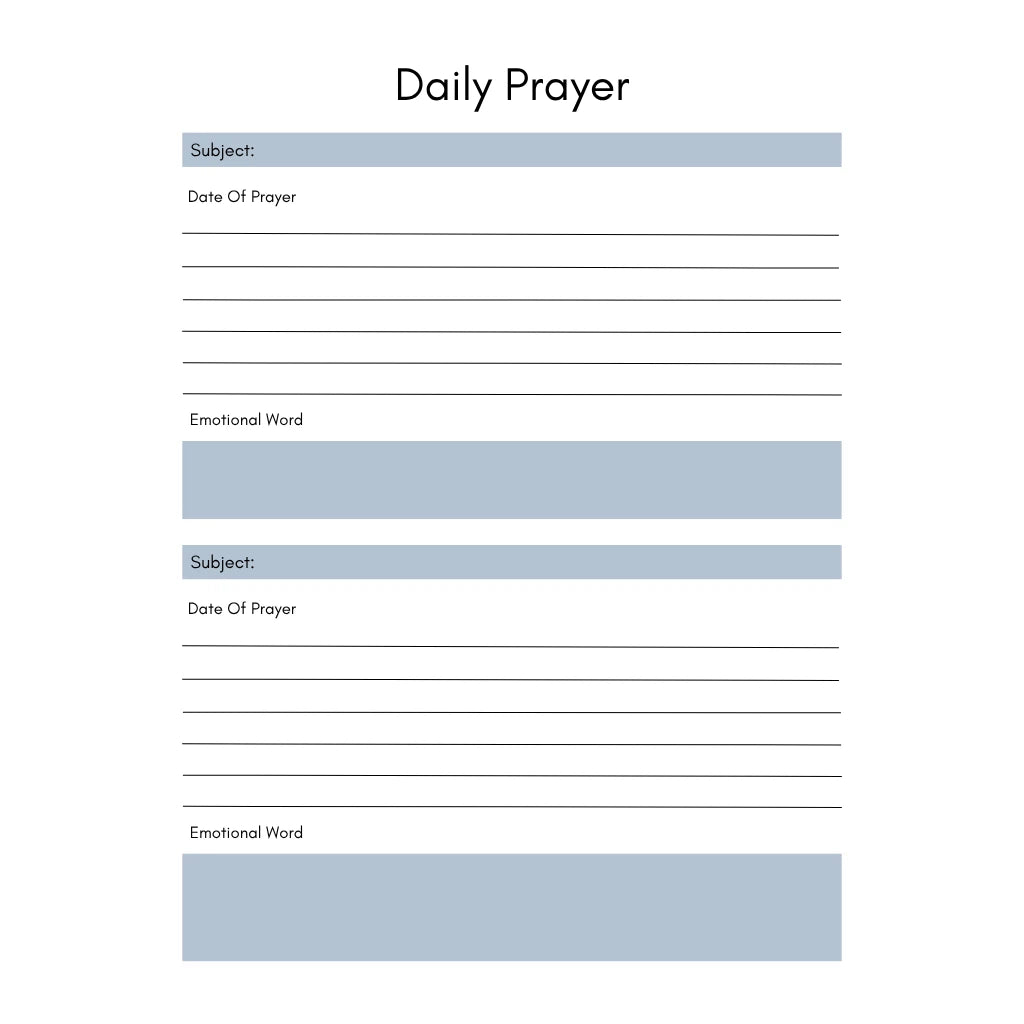 2026 Bible Study & Prayer Notebook