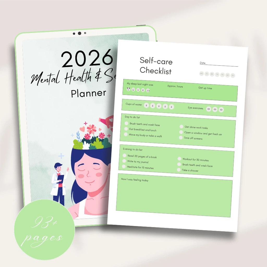 2026 Canva Mental Wellness Planner