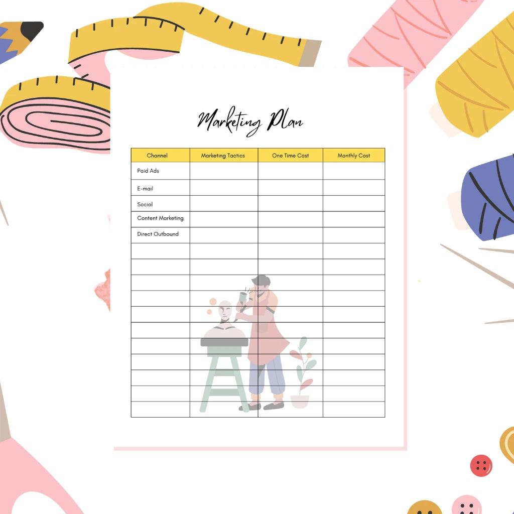 2026 Digital Business Planner for Handmade Sellers