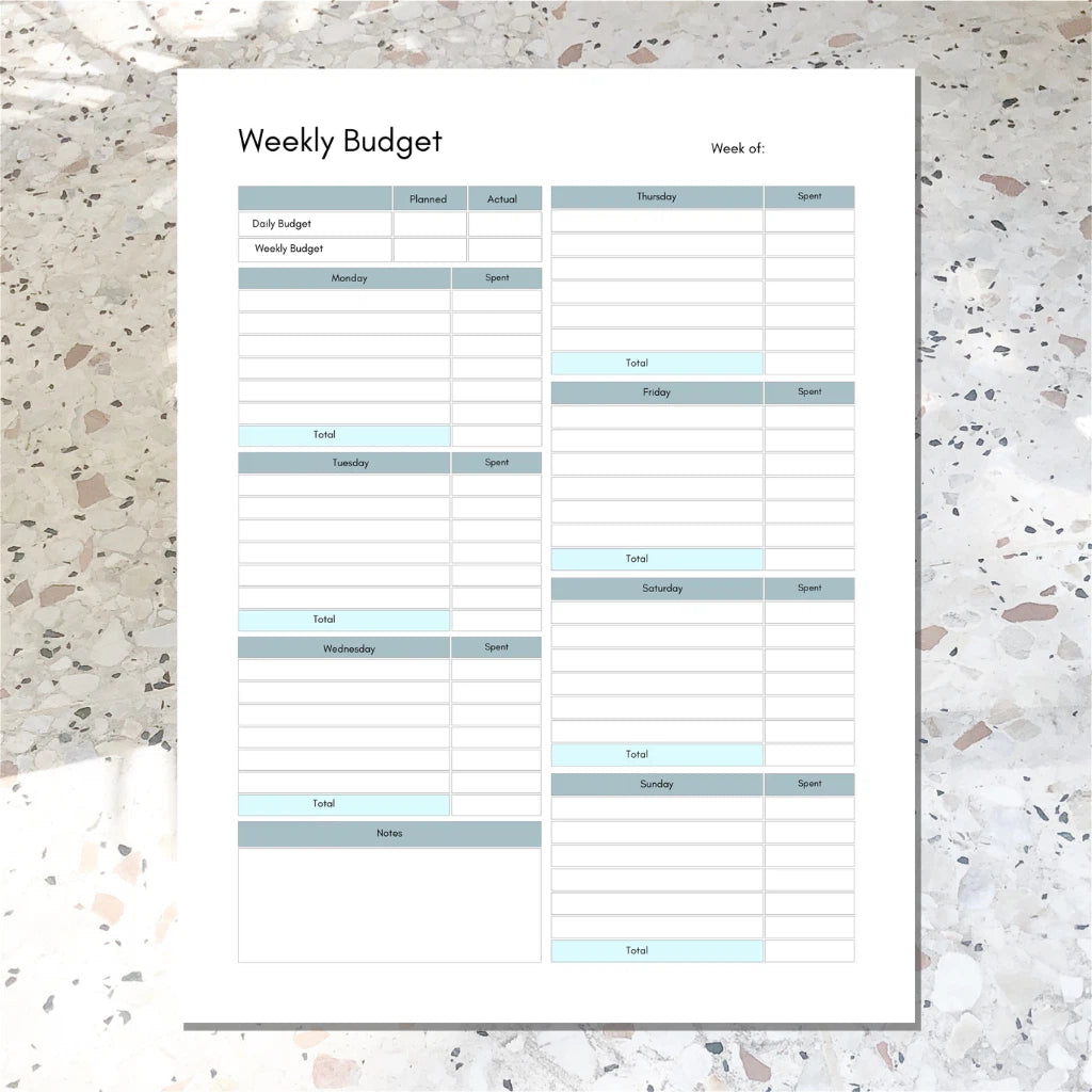 2026 Editable Business Tracker Template