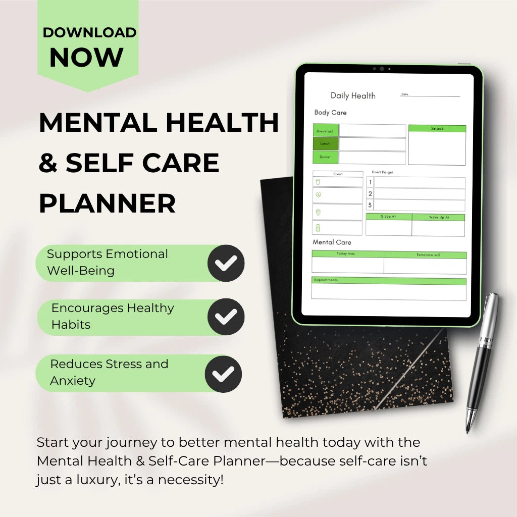 2026 Mental Health Tracker & Reflection Journal