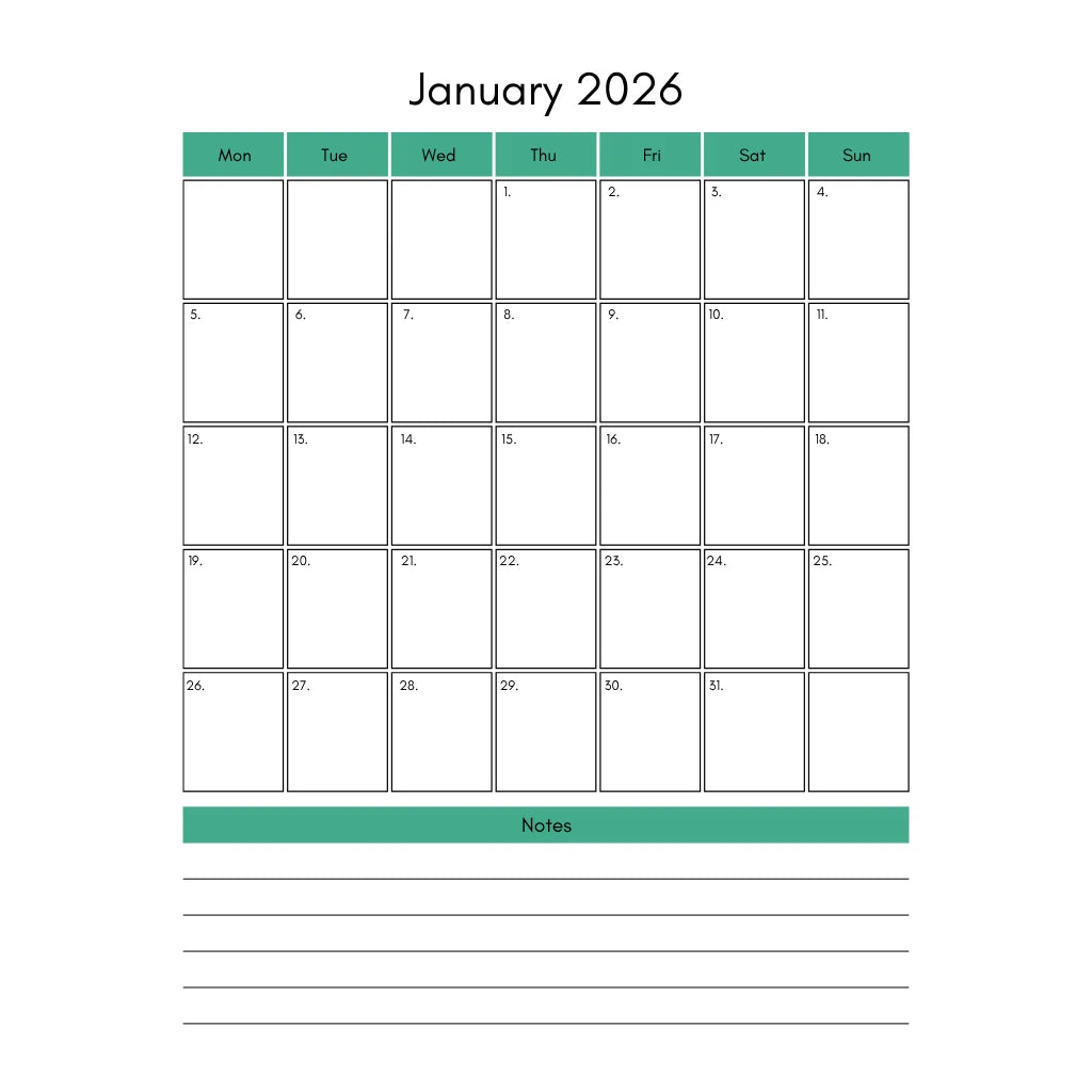 2026 Reflective Emotional Planner