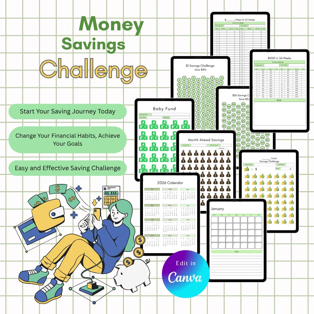 2026 Savings Goal Planner