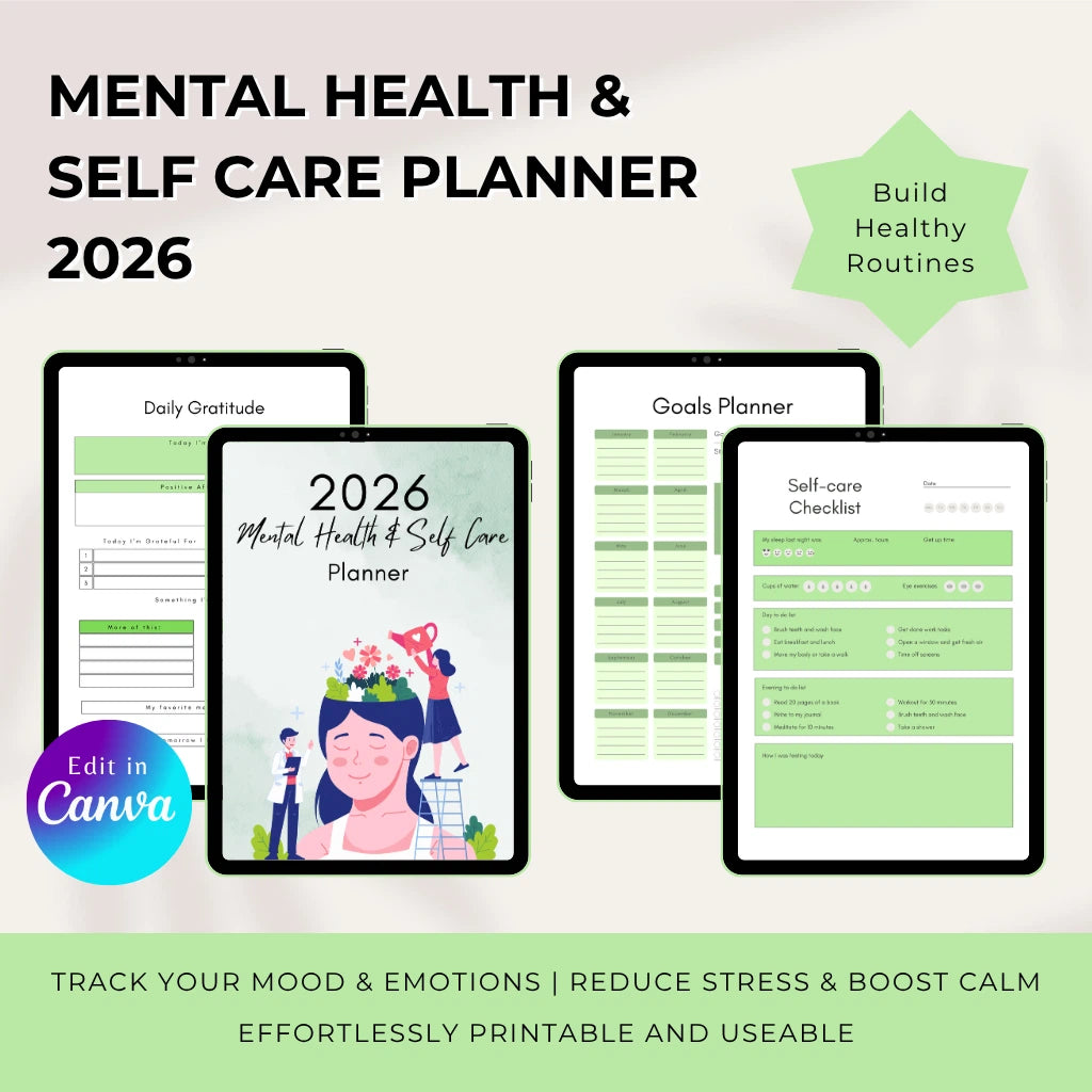 2026 Self-Care Digital Planner