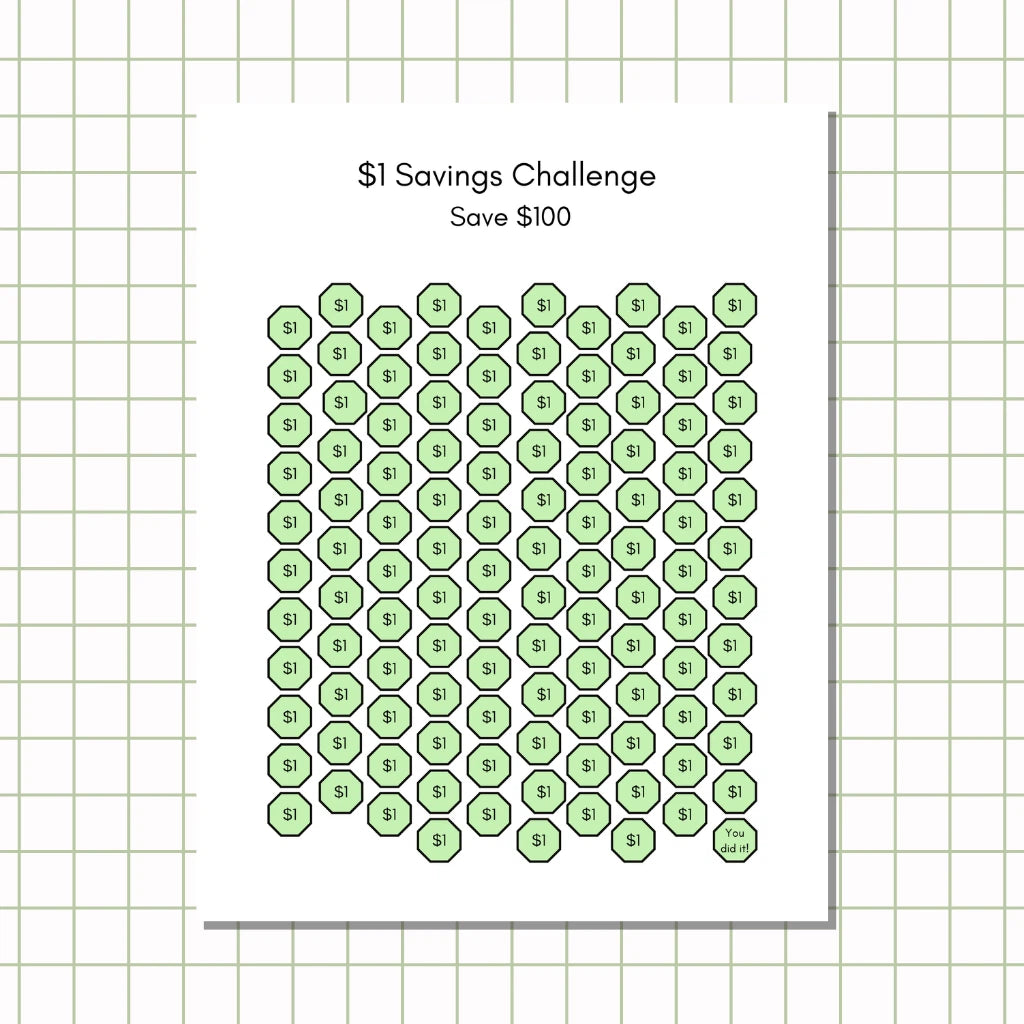 2026 Visual Savings Tracker Printable
