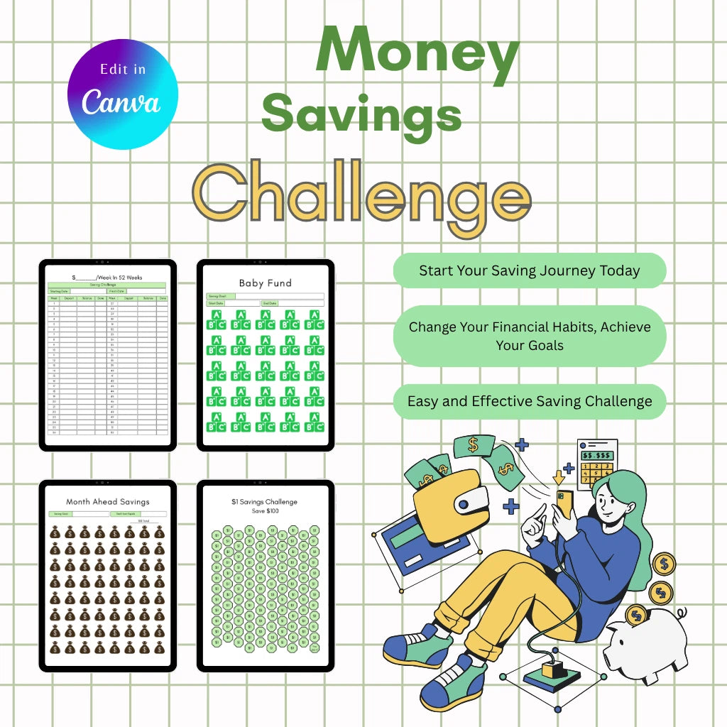 2026 Weekly Money Challenge Template