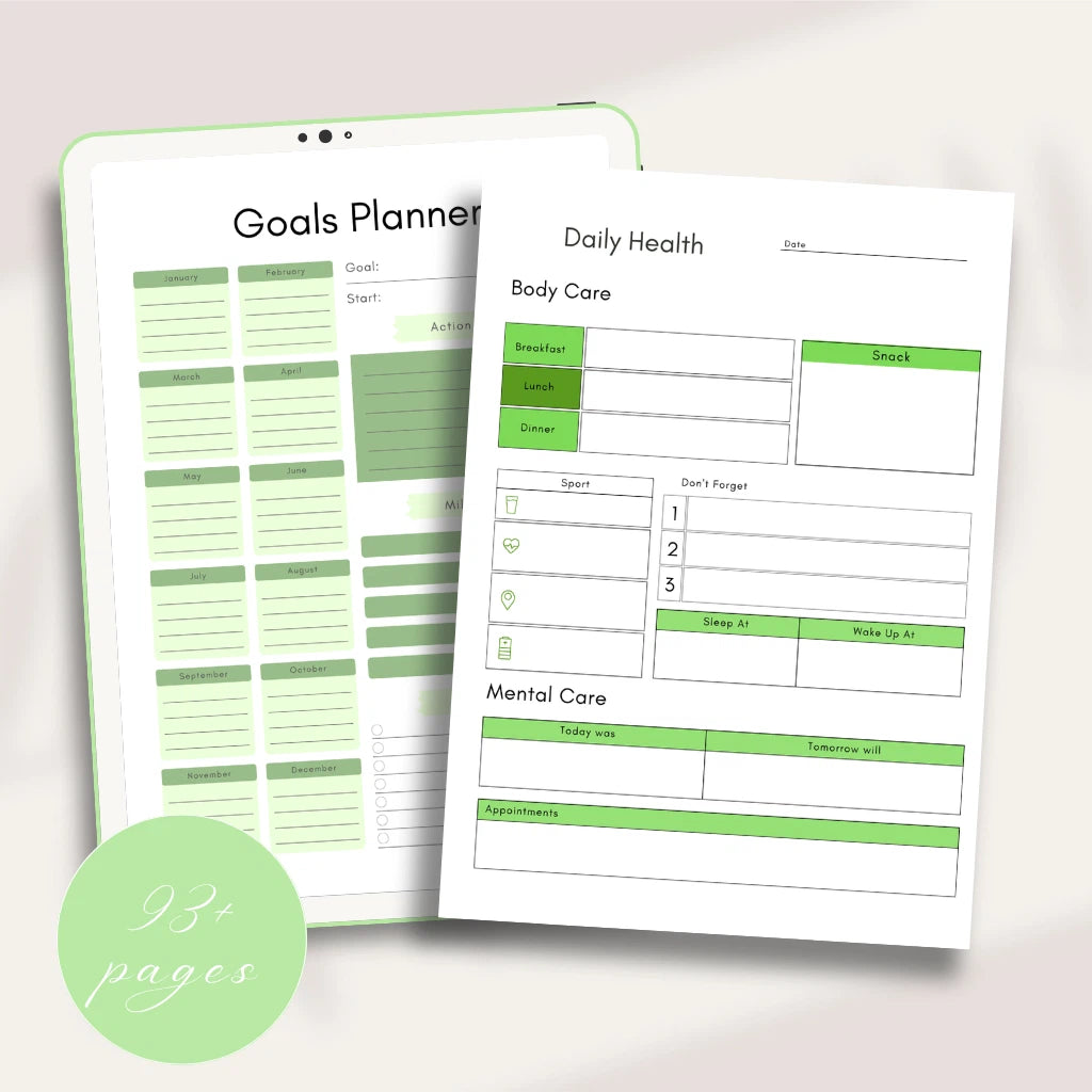 2026 Wellness Goal Planner