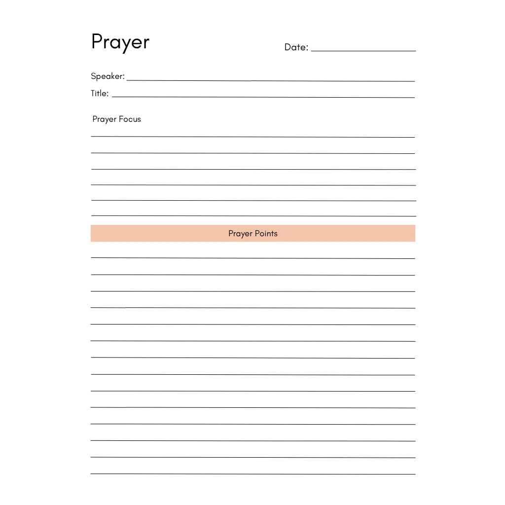 2027 Bible Tracker & Prayer Notes