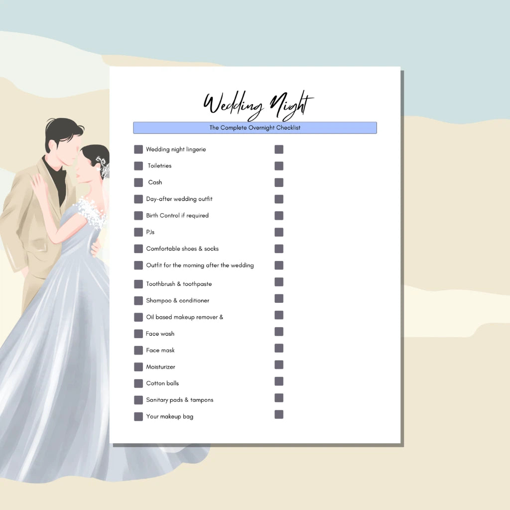 2027 Bride & Groom Wedding Preparation Template