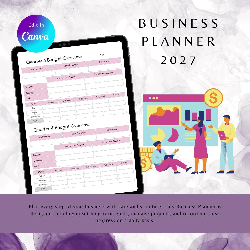 2027 Business Finance Planner