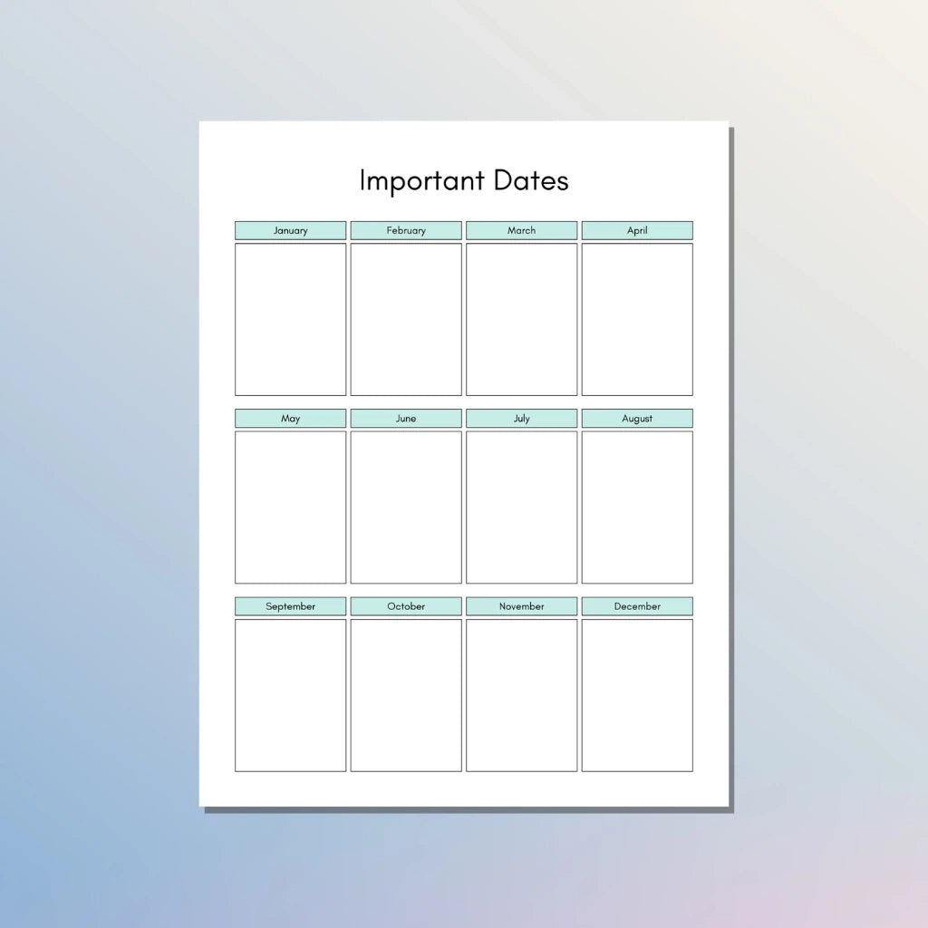 2027 Canva Calendar Digital Life Planner