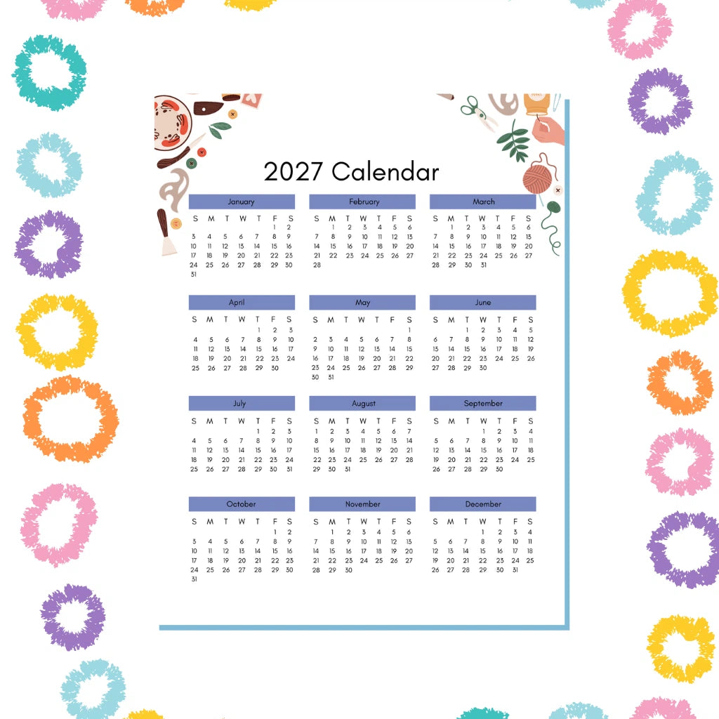 2027 Creative Entrepreneur Calendar