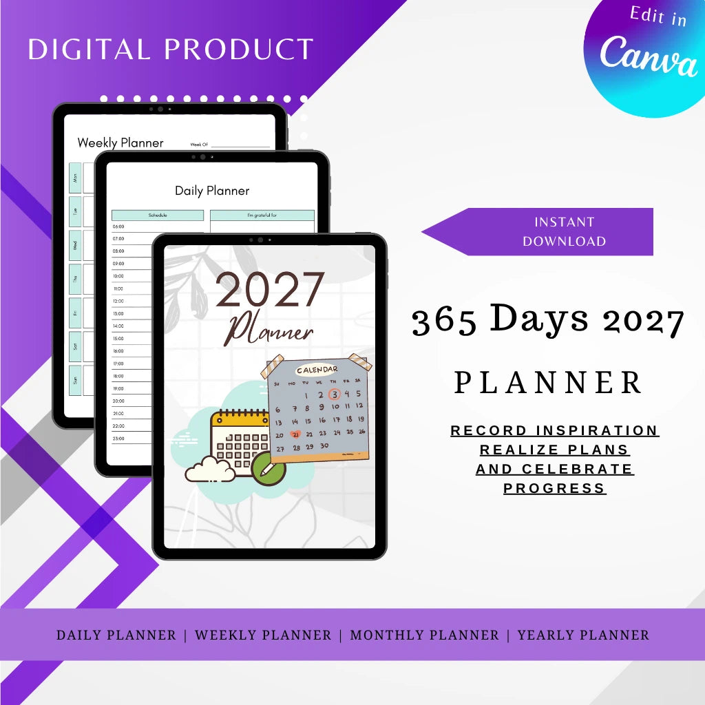 2027 Digital Life Planner