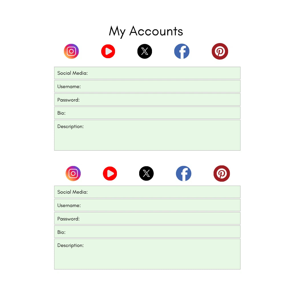 2027 Digital Marketing Organizer for Entrepreneurs