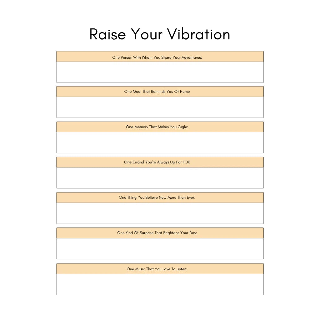 2027 Gratitude & Mindset Journal Template