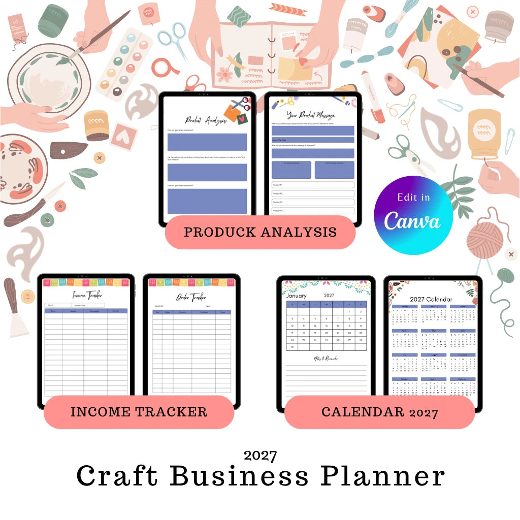 2027 Handmade Seller Income Tracker