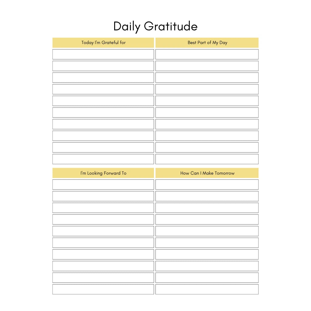 2027 Mindful Living Printable Journal