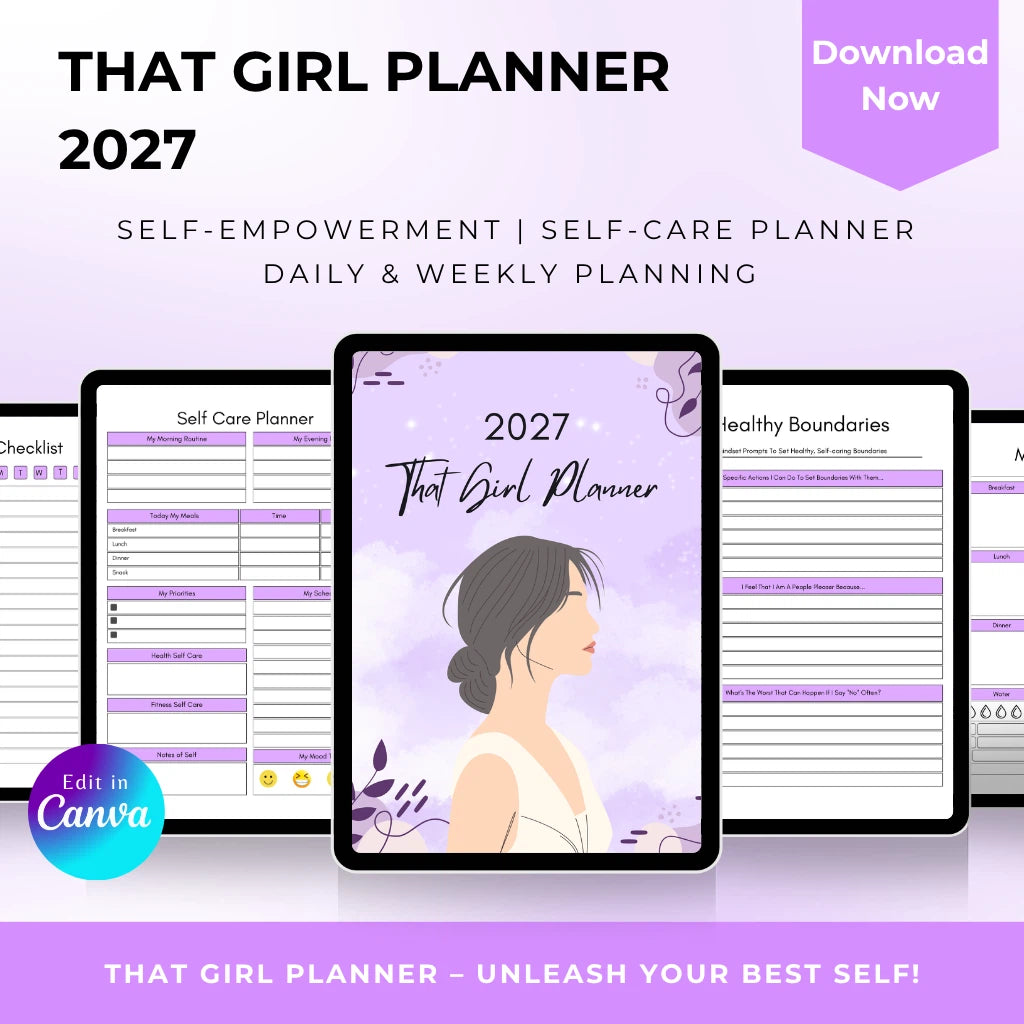 2027 Self-Empowerment Planner