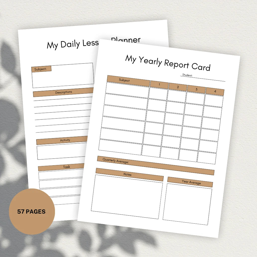 2027 Teacher Schedule & Lesson Planner