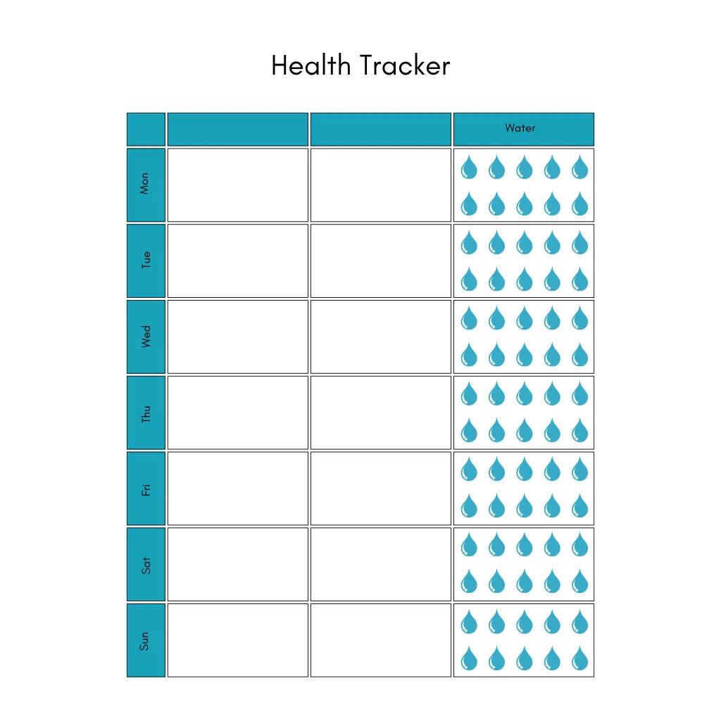 2027 Wellness Goals & Symptom Tracker