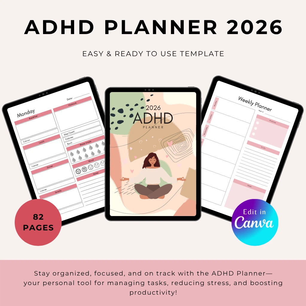 ADHD Canva Planner 2026