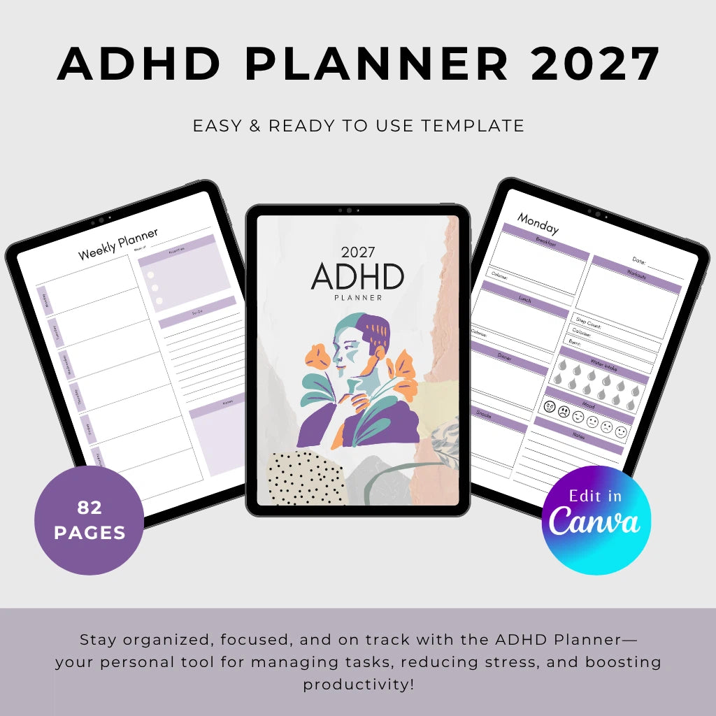 ADHD Focus Planner 2027