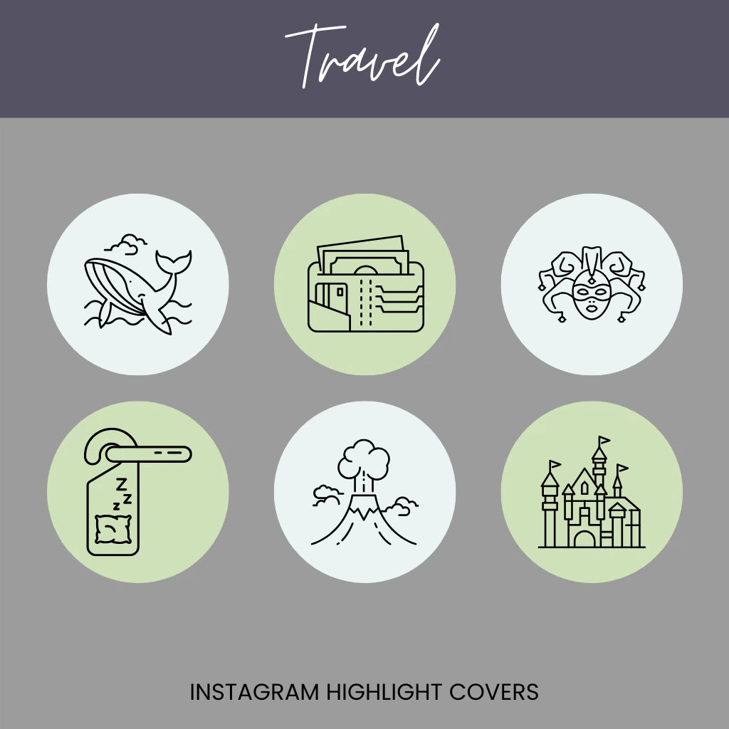 Adventure-Themed Instagram Highlight Covers
