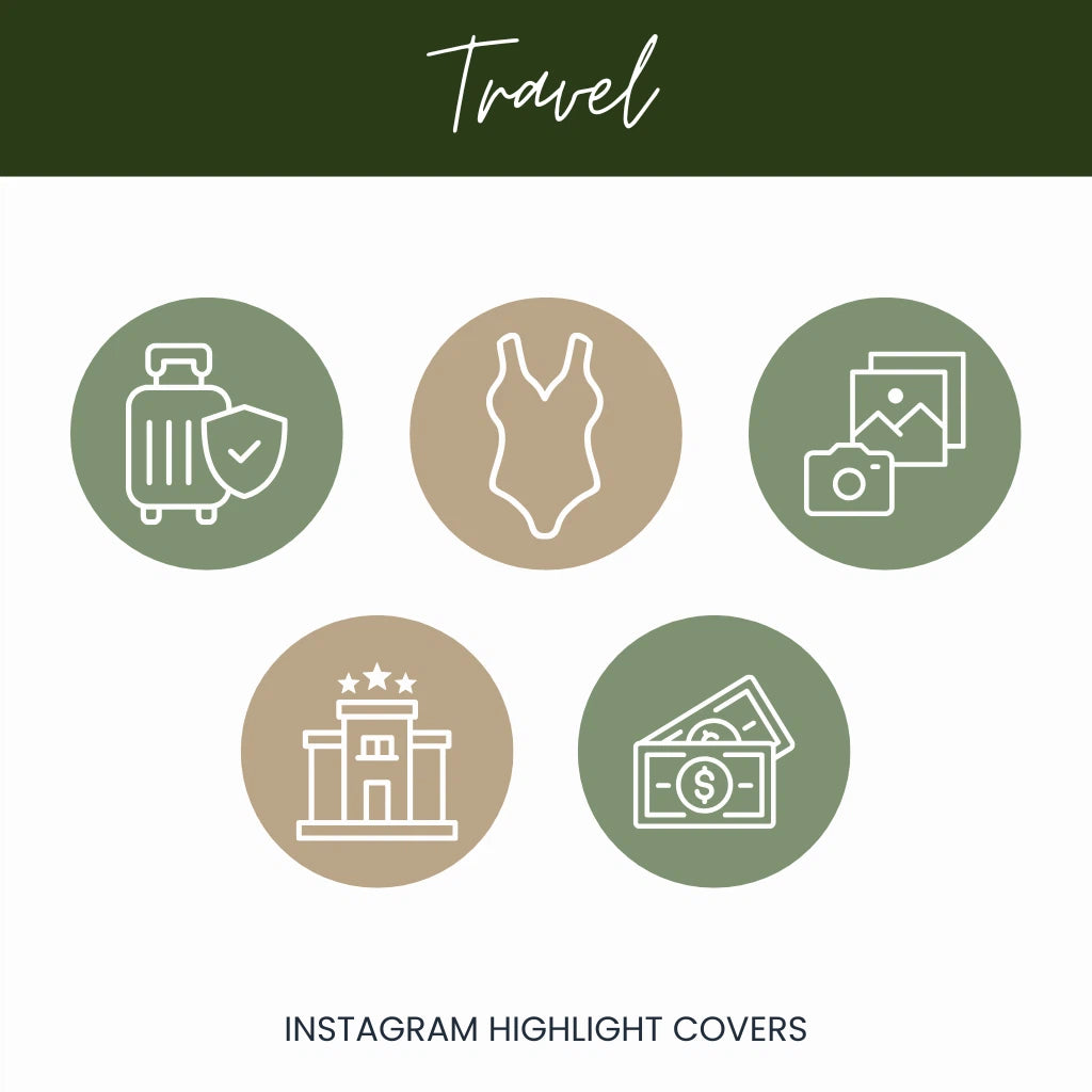 Adventure & Destination Highlight Icons