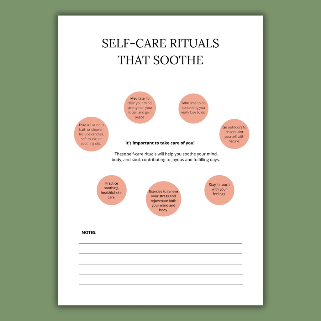 Anxiety Support Journal Pages