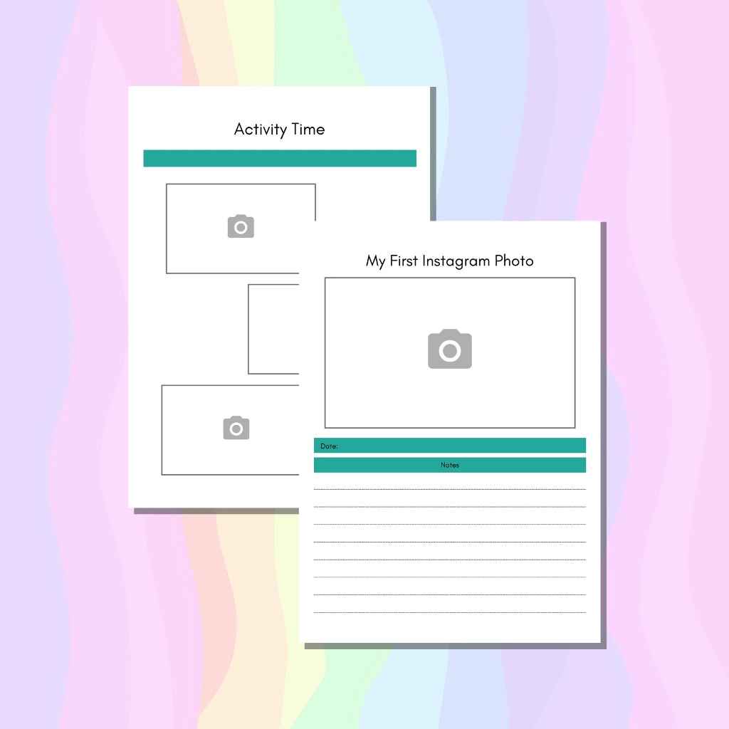 Baby Keepsake Journal Canva Template