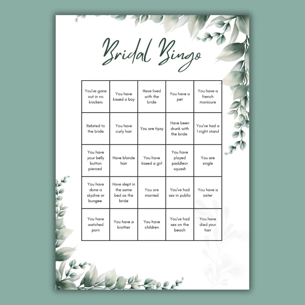 Bachelorette Weekend Games