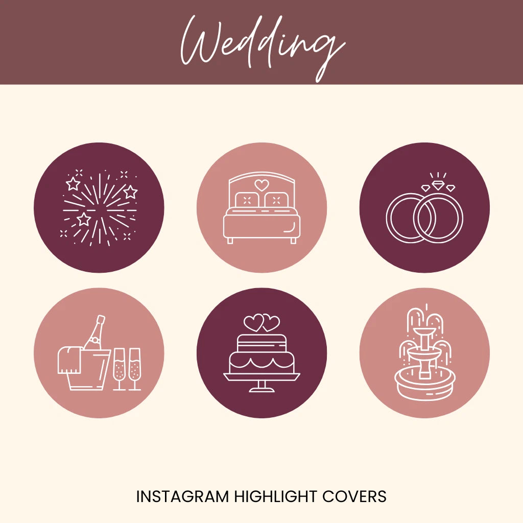 Bridal Instagram Highlight Covers