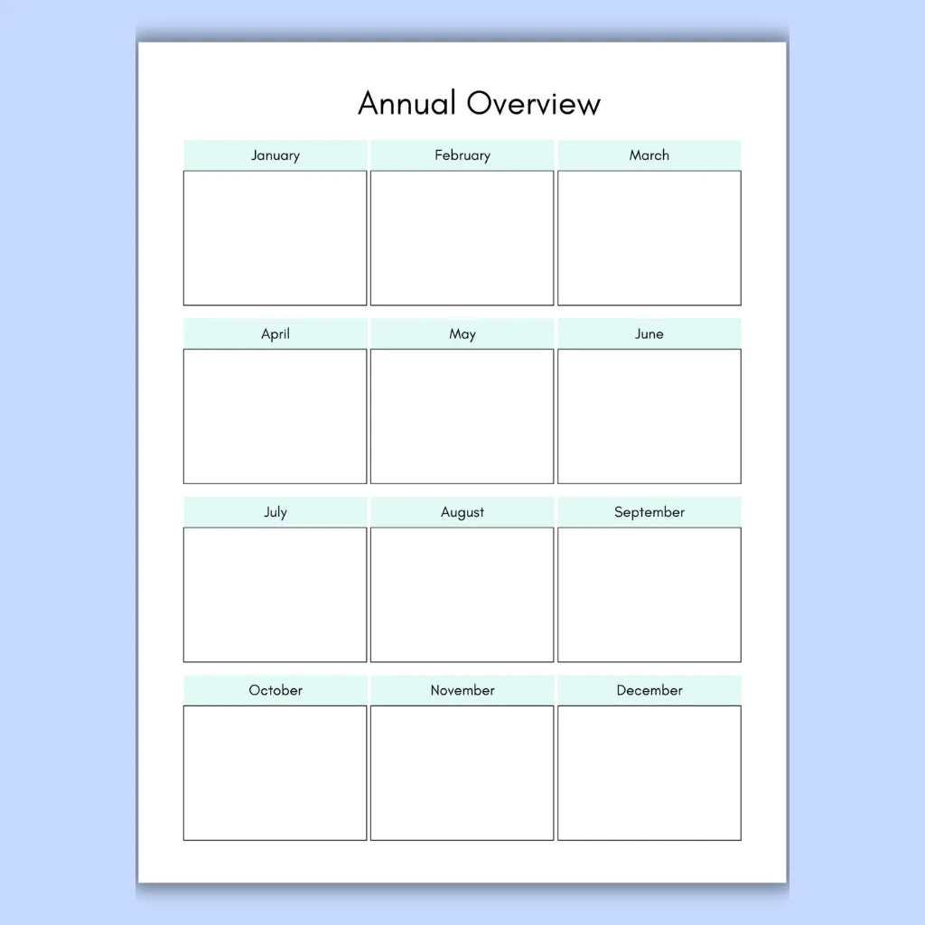 Business and Content Organization Template