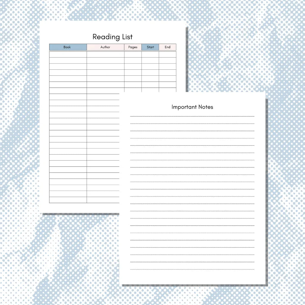 Canva Editable Challenge Planner