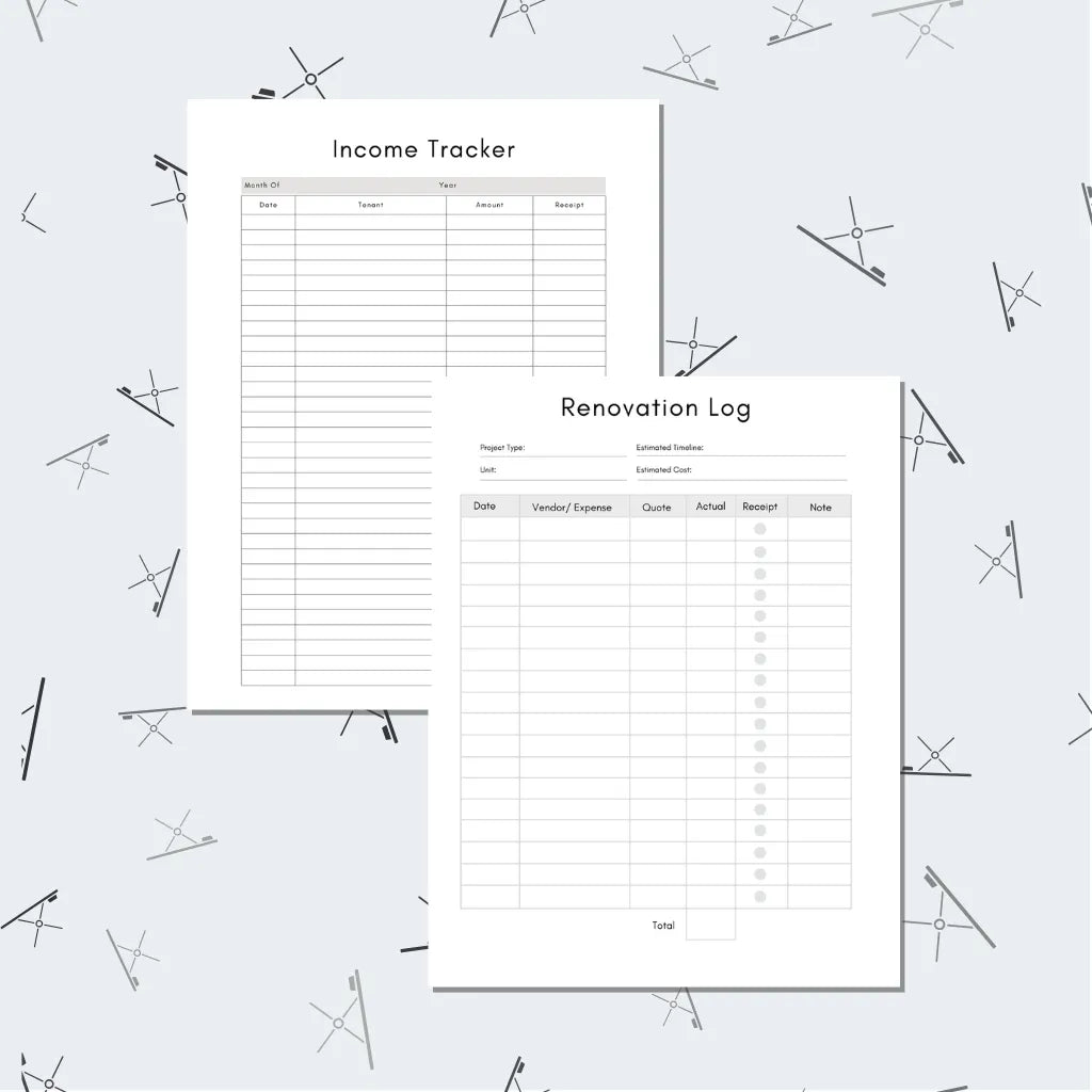 Canva Household Budget & Renovation Log