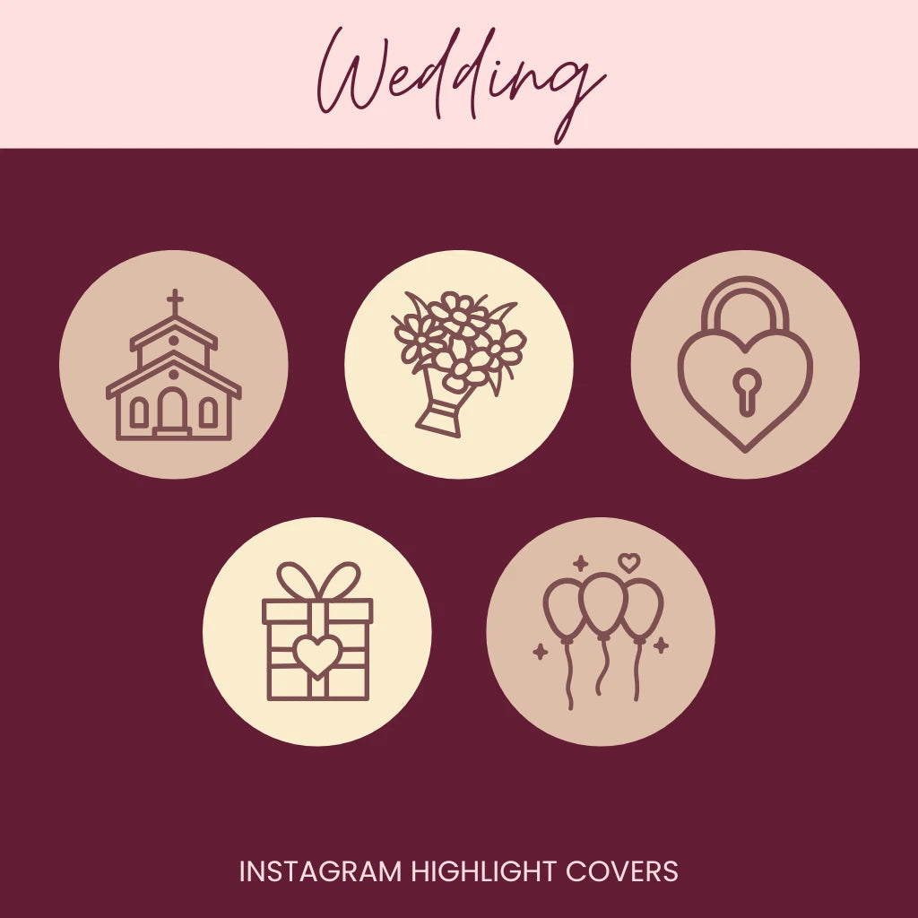 Canva IG Icons for Bridal & Couples