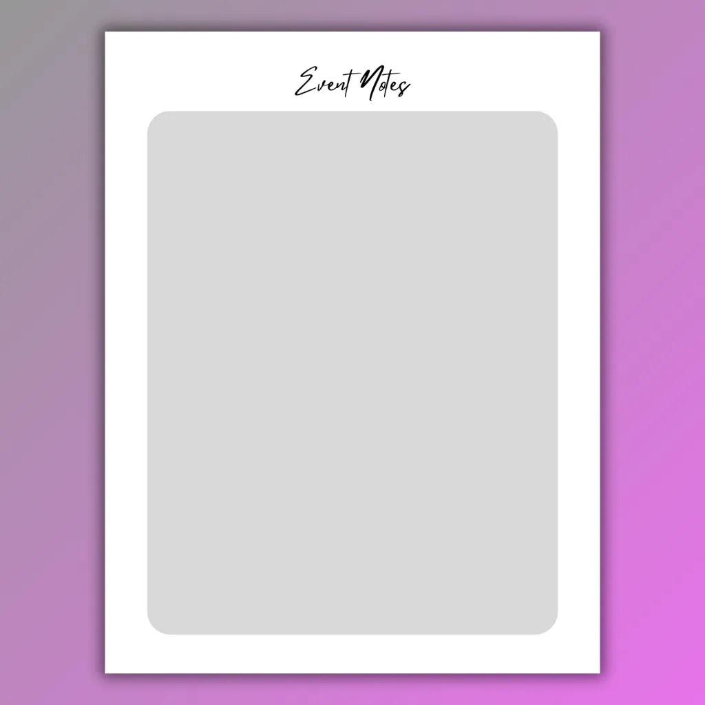 Canva Party & Wedding Organizer