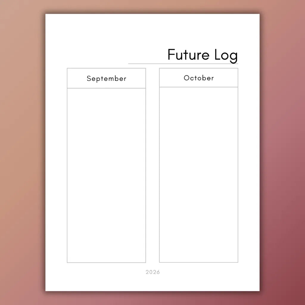 Canva Productivity Journal 2026