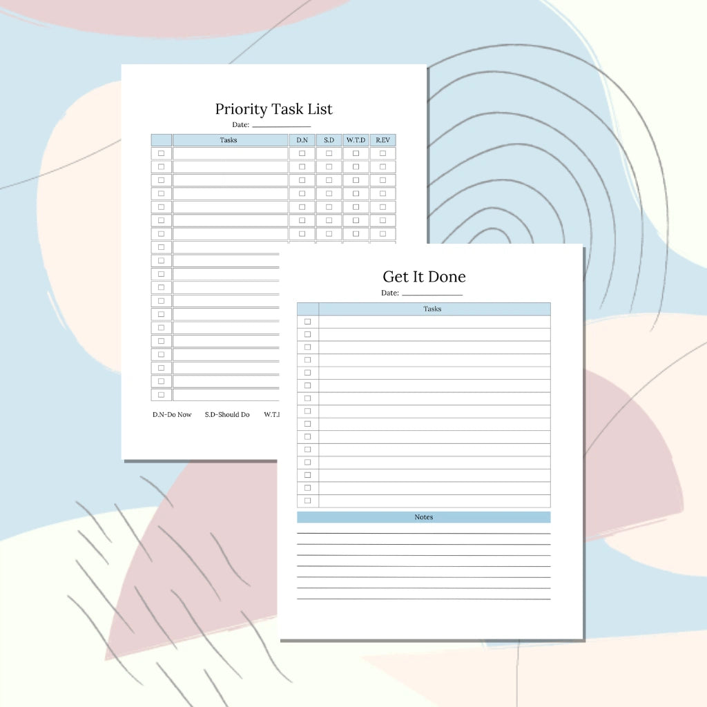 Canva Productivity Planner Template