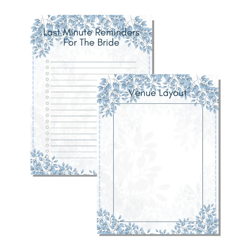 Canva Wedding Binder Printable