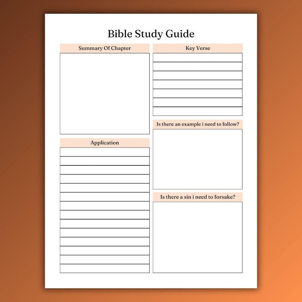 Christian Faith Journal & Prayer Tracker