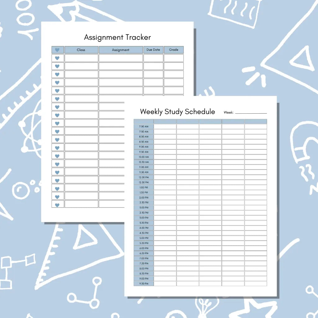 College Assignment Tracker Canva