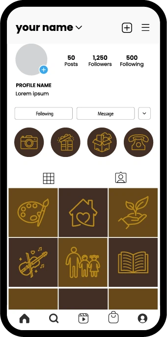 Community & Awareness Instagram Icon Set
