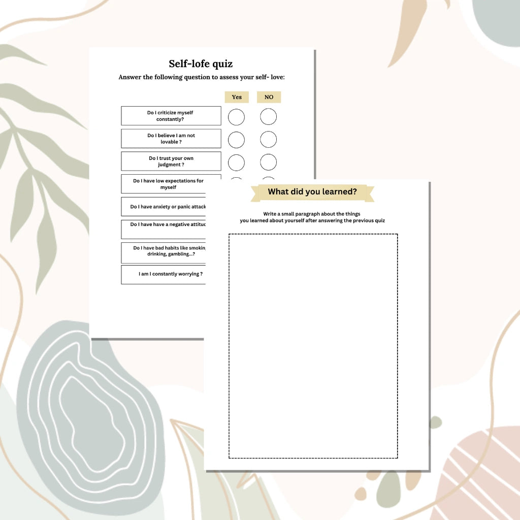 Confidence & Self-Esteem Journal