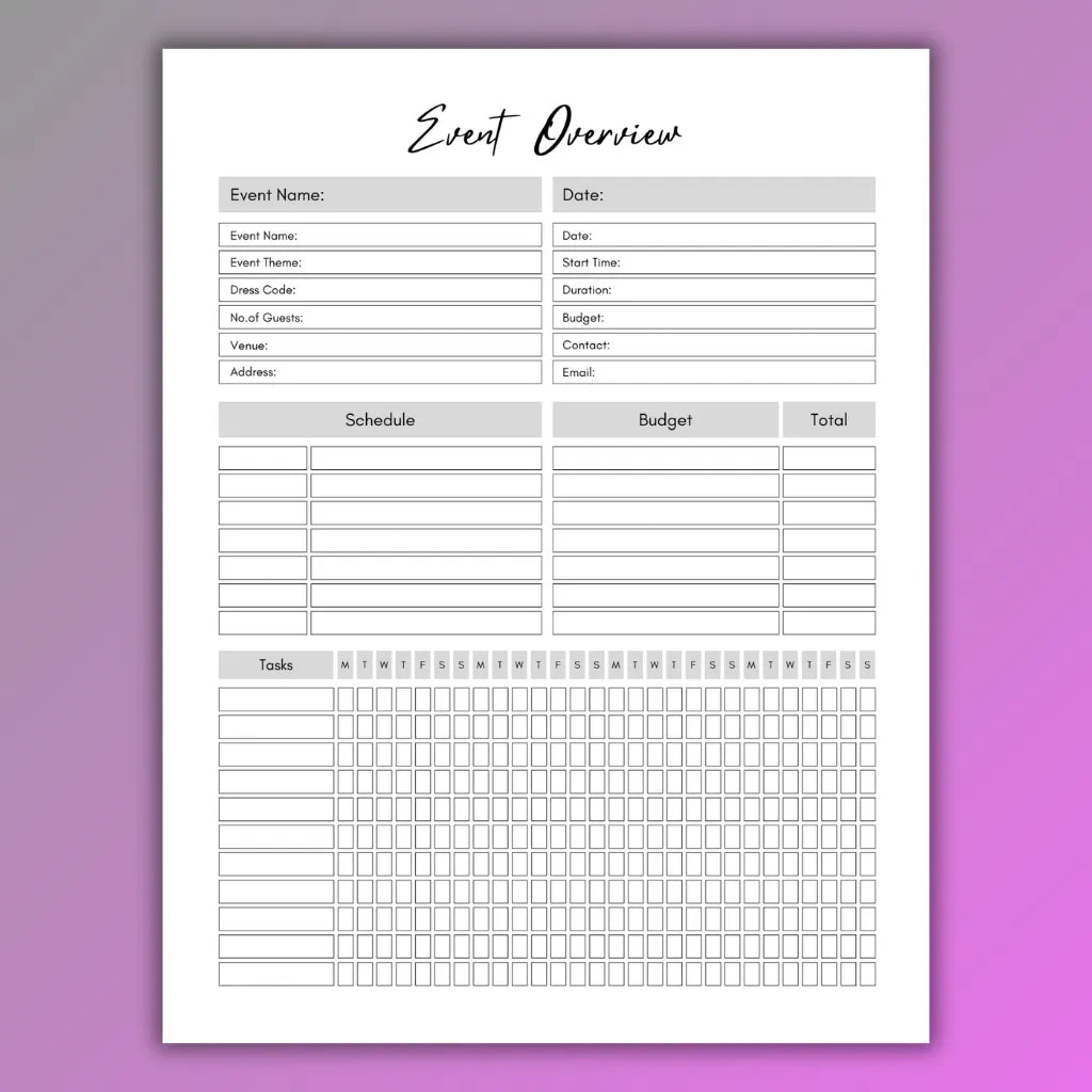 Corporate Event Organizer Canva