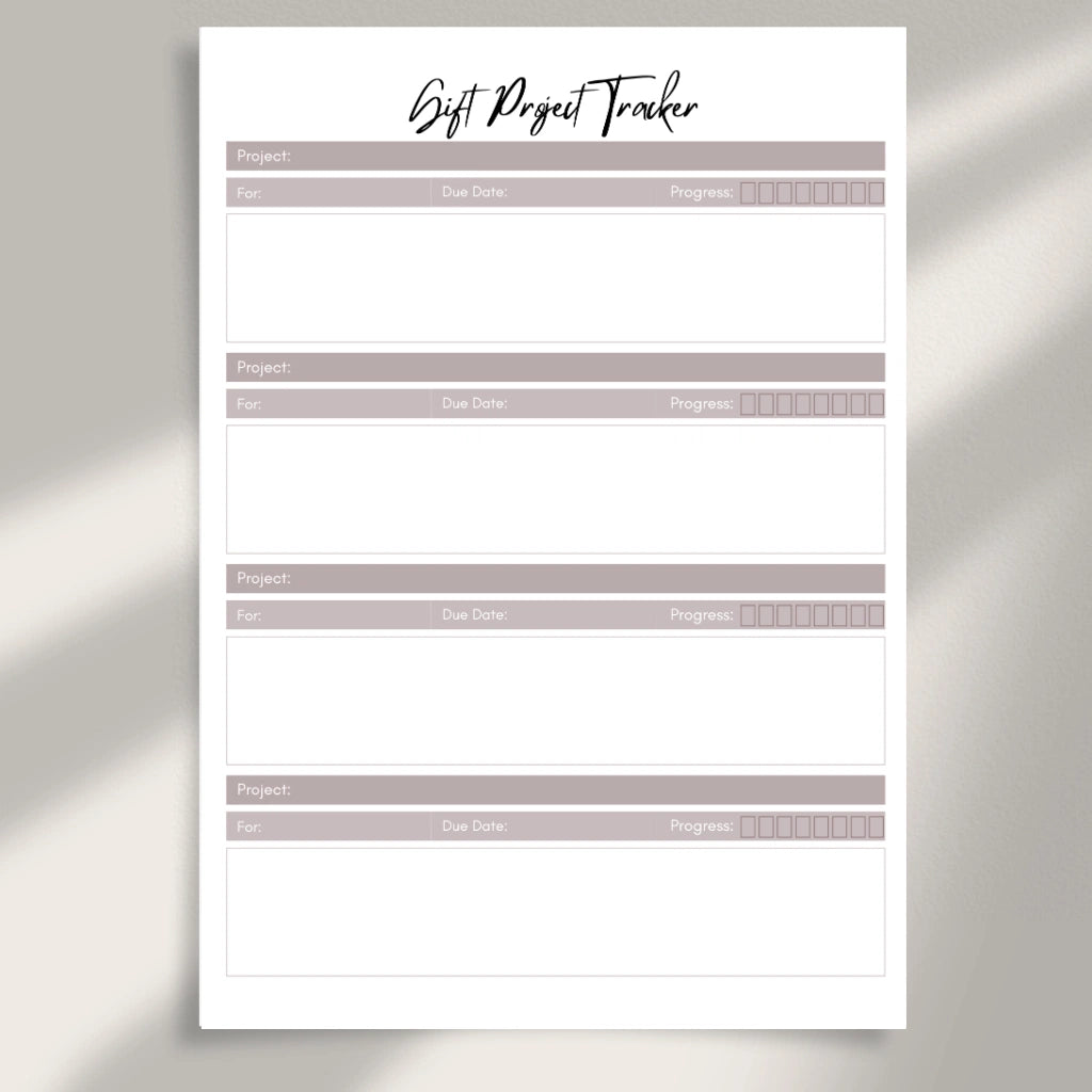 Craft Goal Setting Planner