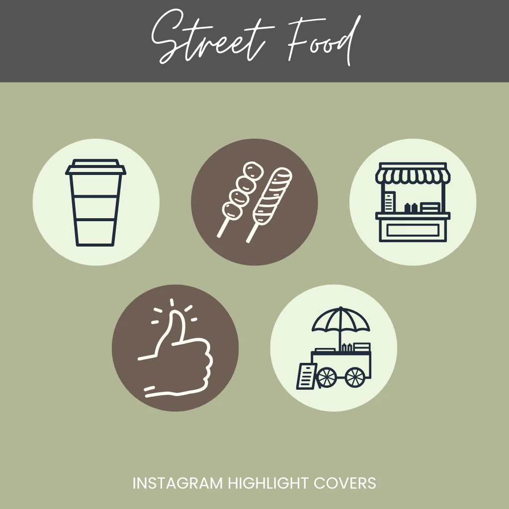 Culinary Brand Instagram Highlight Covers