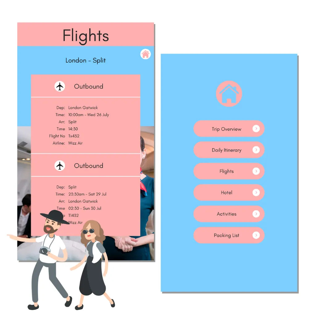 Customizable Stag Do Schedule