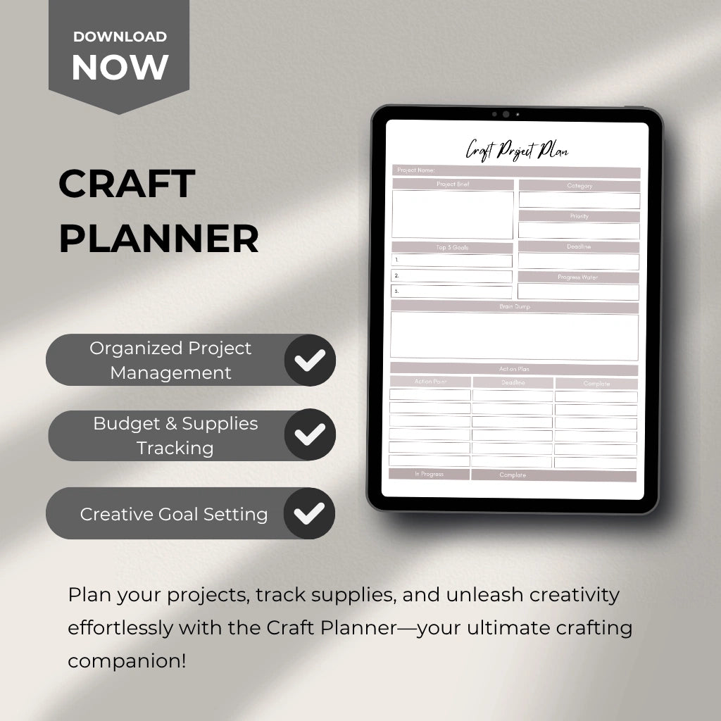 DIY & Craft Project Planner